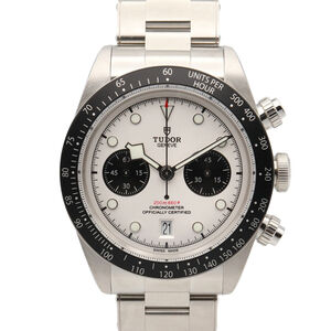 Tudor Black Bay Chrono Watch, Stainless Steel, Men's, Silver Tone, 79360N